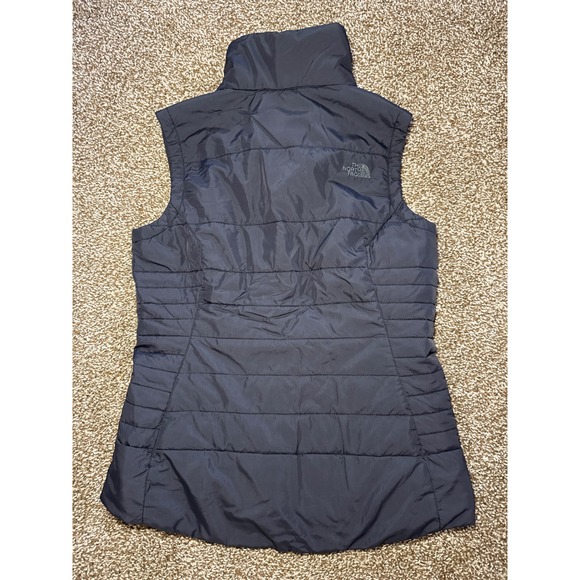 The North Face Womens Puffer Vest Small Snap Button Outdoor Gropcore Casual - Picture 7 of 12